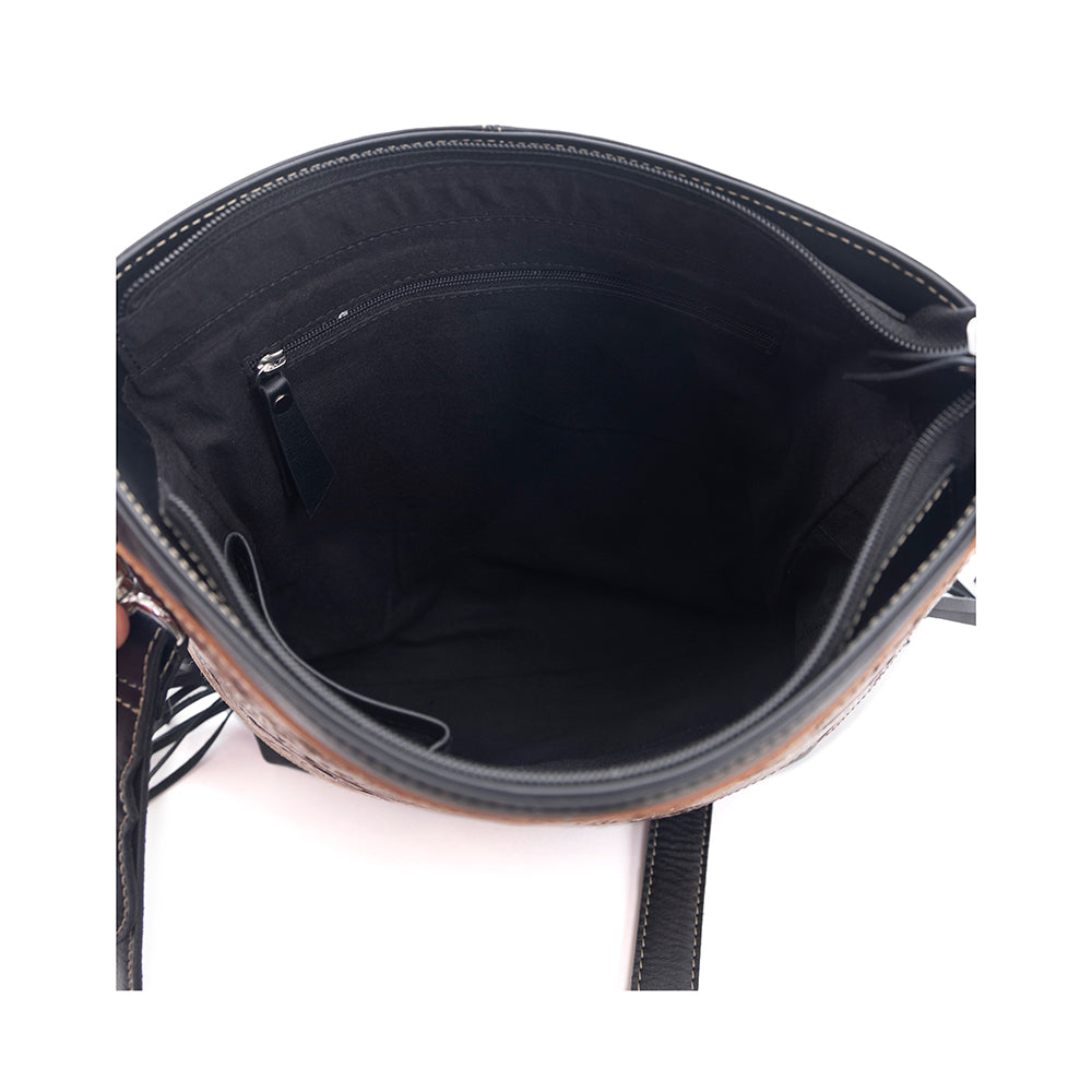 Sac en cuir repoussé "Esprit Étalon"