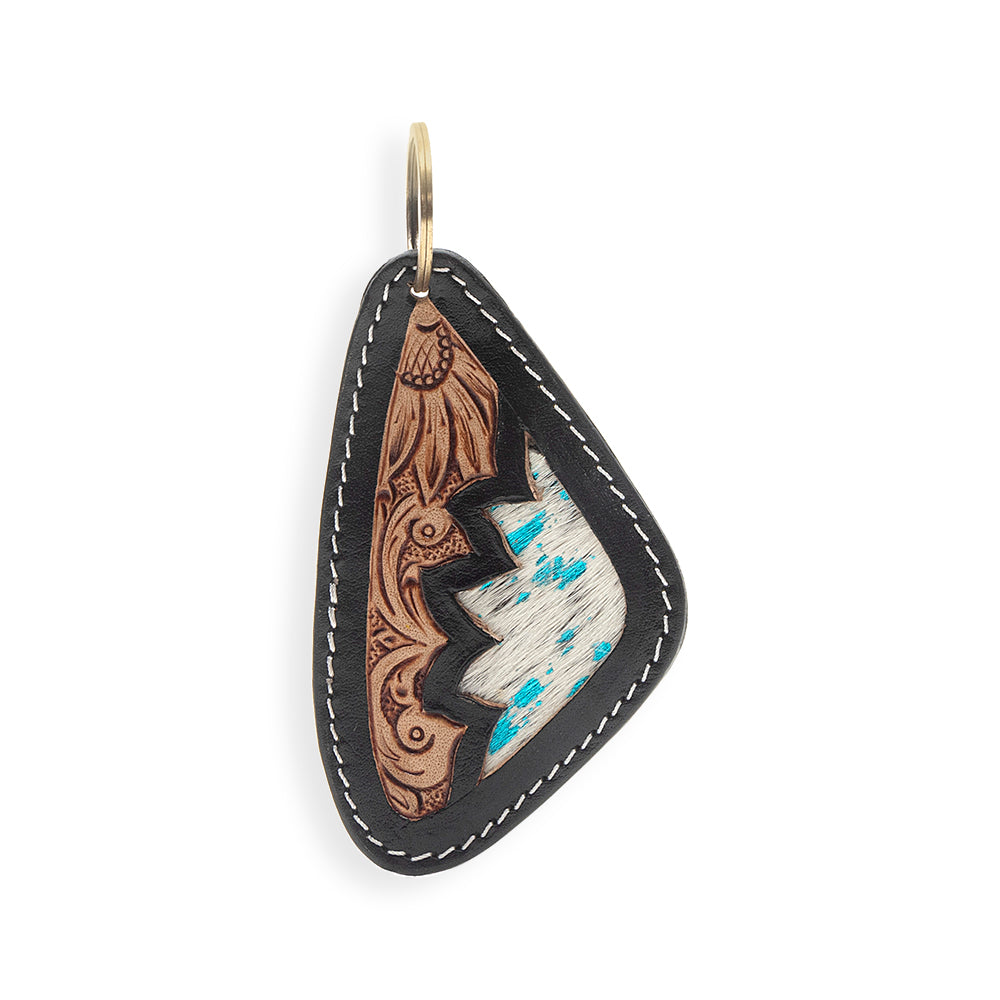 Porte-clés en cuir repoussé Darlene Peak