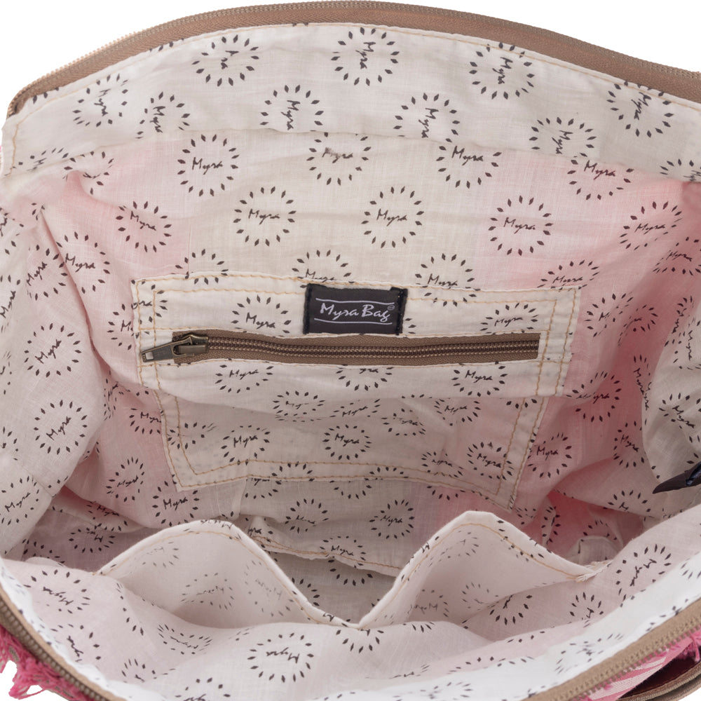 Sac Queen Creek petit format et bandoulière rose