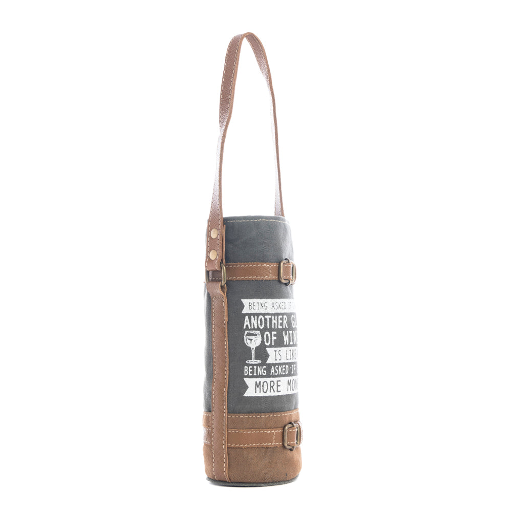 Un autre sac pour bouteille de vin en verre