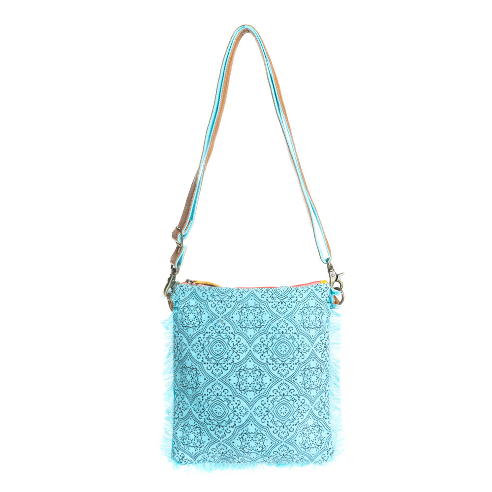 Sac bandoulière Triple Fork Ranch turquoise