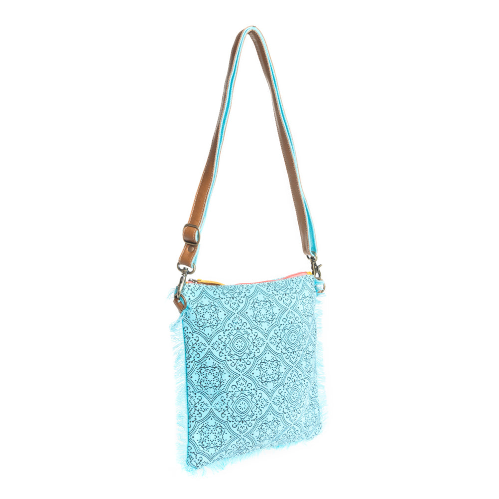Sac bandoulière Triple Fork Ranch turquoise