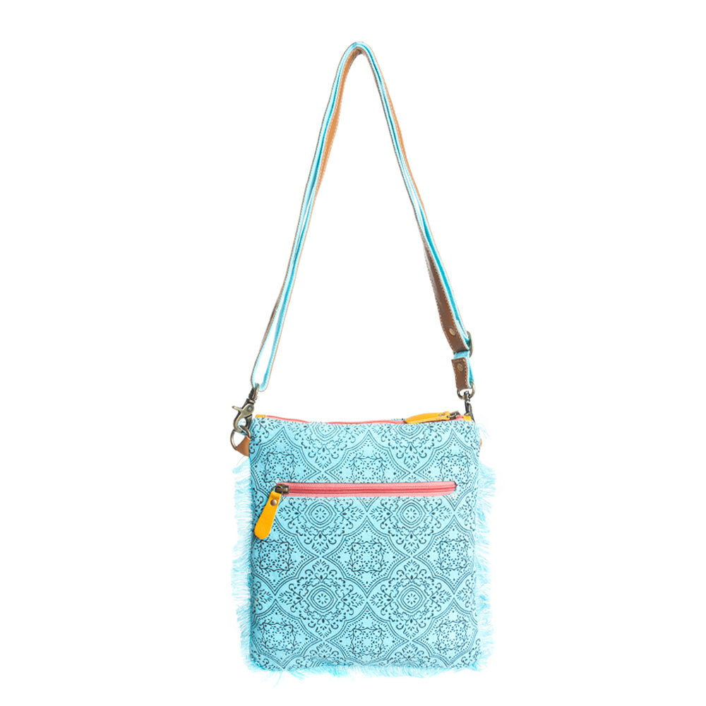 Sac bandoulière Triple Fork Ranch turquoise