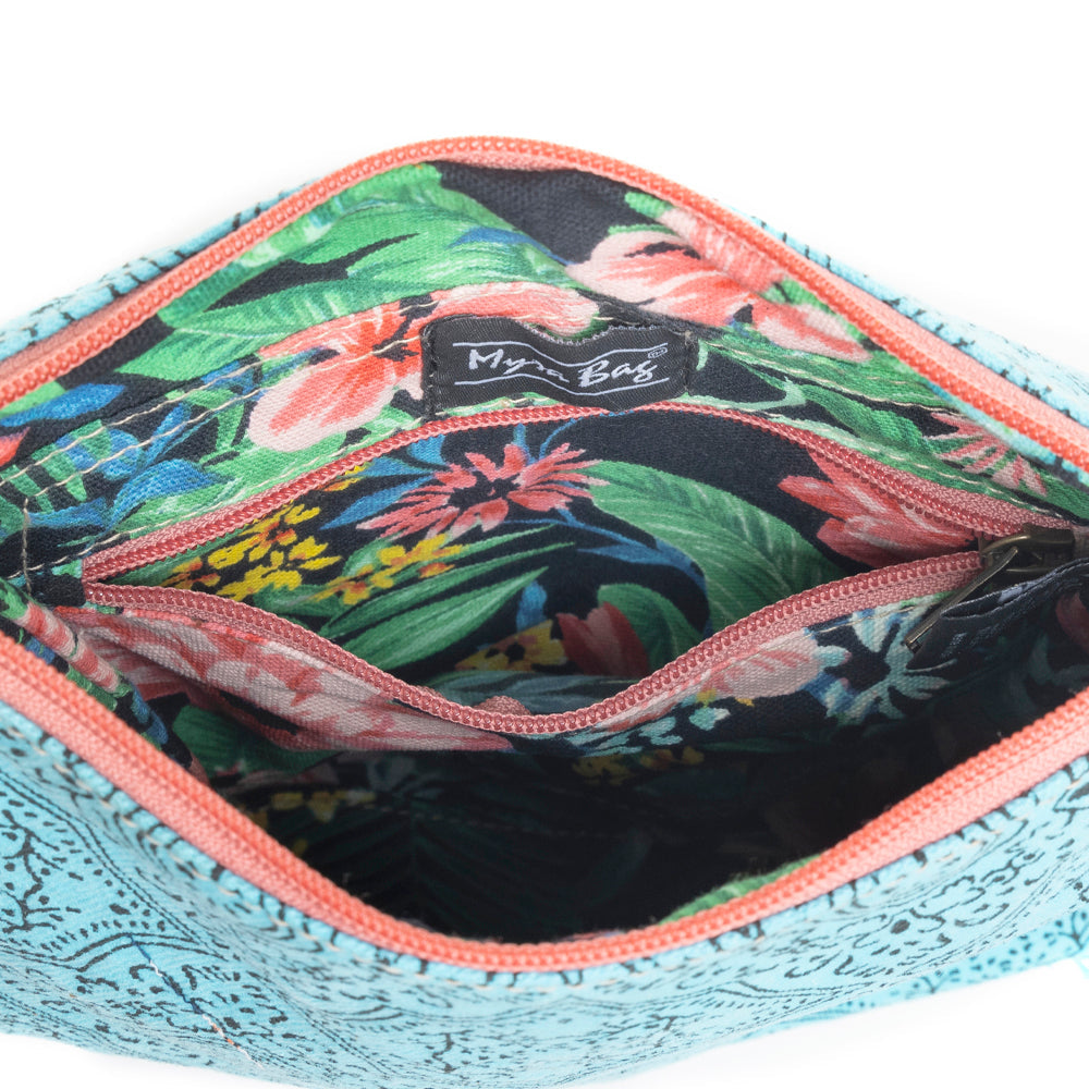 Sac bandoulière Triple Fork Ranch turquoise