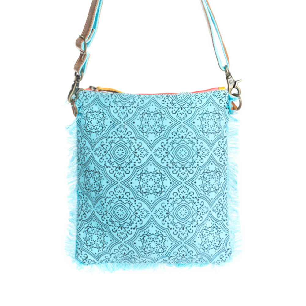 Sac bandoulière Triple Fork Ranch turquoise