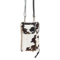 Sac de téléphone chic "Wild" noir et blanc