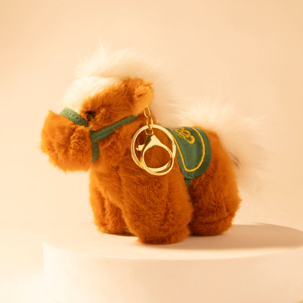 Breloque de sac cheval Western Whimsy Myra en marron