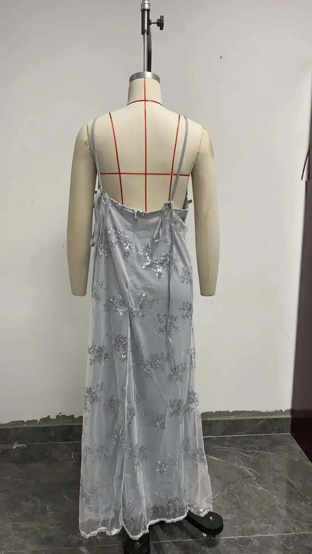 Robes pour femmes sans manches, col en V, pull, paillettes, robe de soirée, Vestidos, formelle, longueur ras du sol, sexy, cache-cœur, dos nu, slim