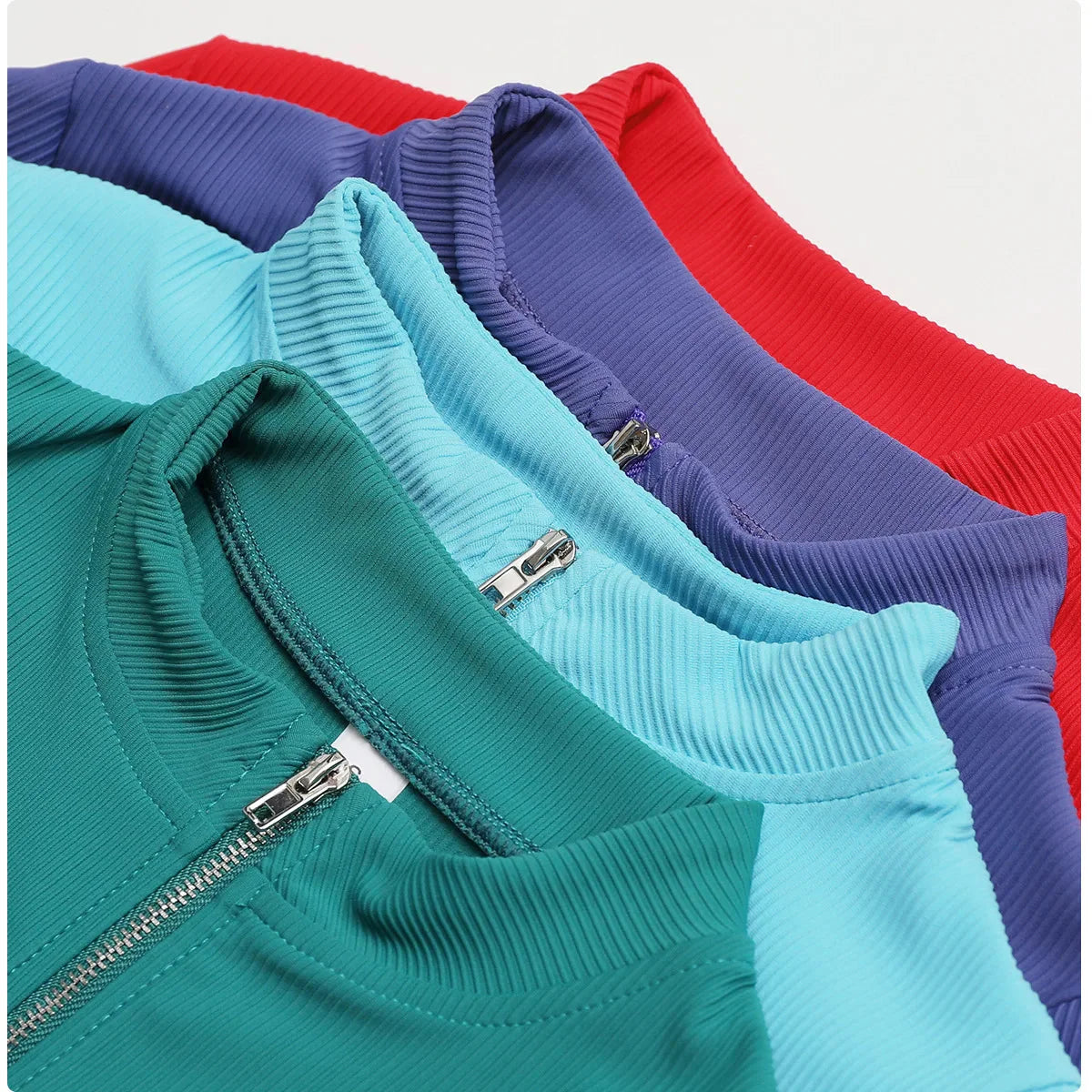 Ensemble de yoga sans coutures 3 pièces – Veste, soutien-gorge et leggings