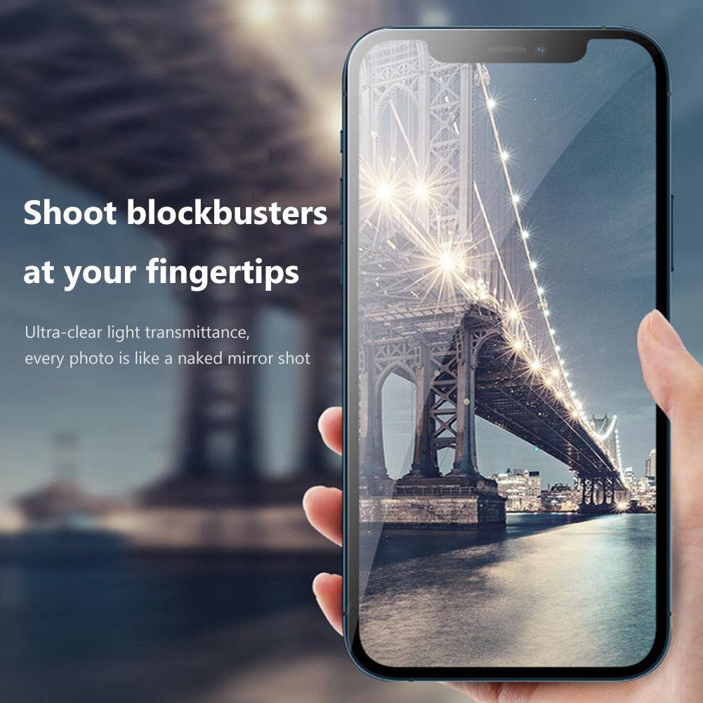 3 Films de Protection d'objectif d'appareil Photo Pleine Couverture Anti-rayures HD en Verre Protecteur d'objectif pour iPhone 14 Pro/14 Pro Max Verre d'objectifs avec Bord en Aluminium Compatible avec iPhone