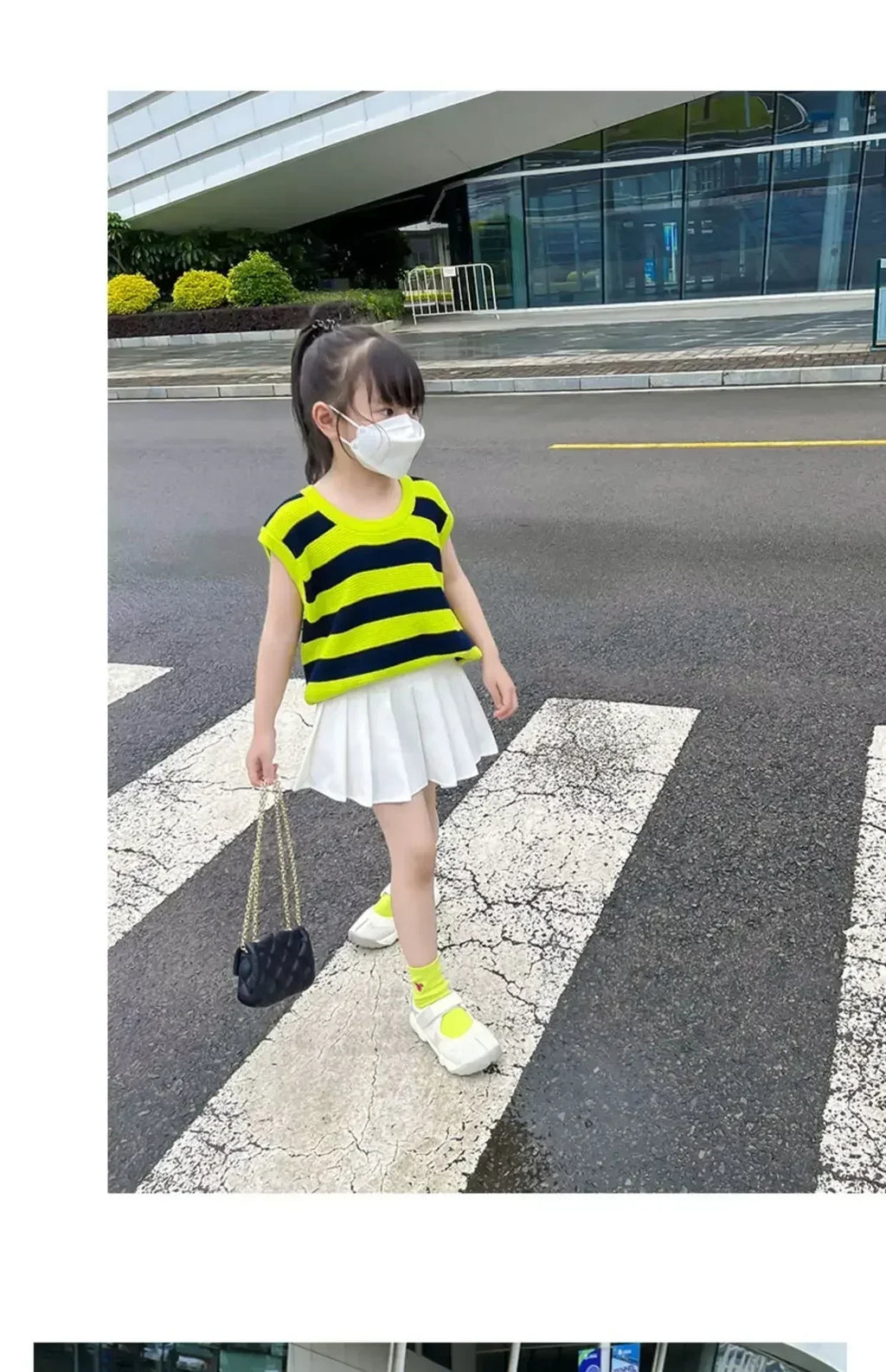 1 jupe plissée printemps-été pour filles, jupe trapèze élastique pour étudiantes, jupes JK style collège pour enfants, jupes courtes mode pour enfants