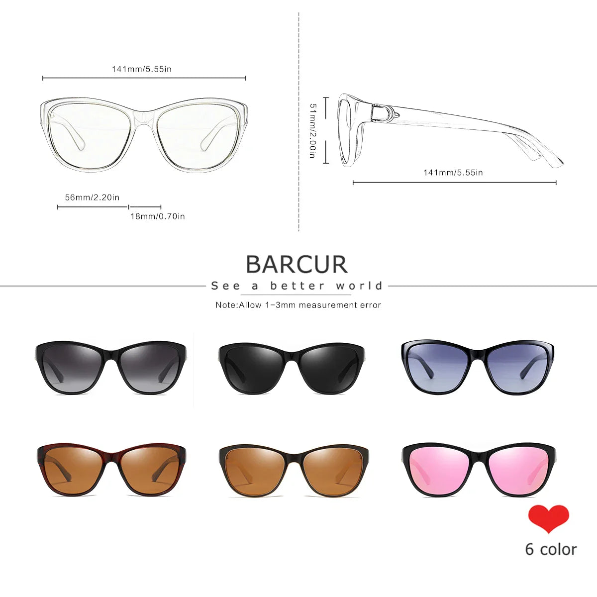 Lunettes de soleil polarisées pour hommes BARCUR – Lentille TAC elliptique dégradée avec protection UV400 – Monture légère en acier inoxydable, élégantes pour l'été, pour les voyages, la conduite et les occasions de cadeaux en extérieur