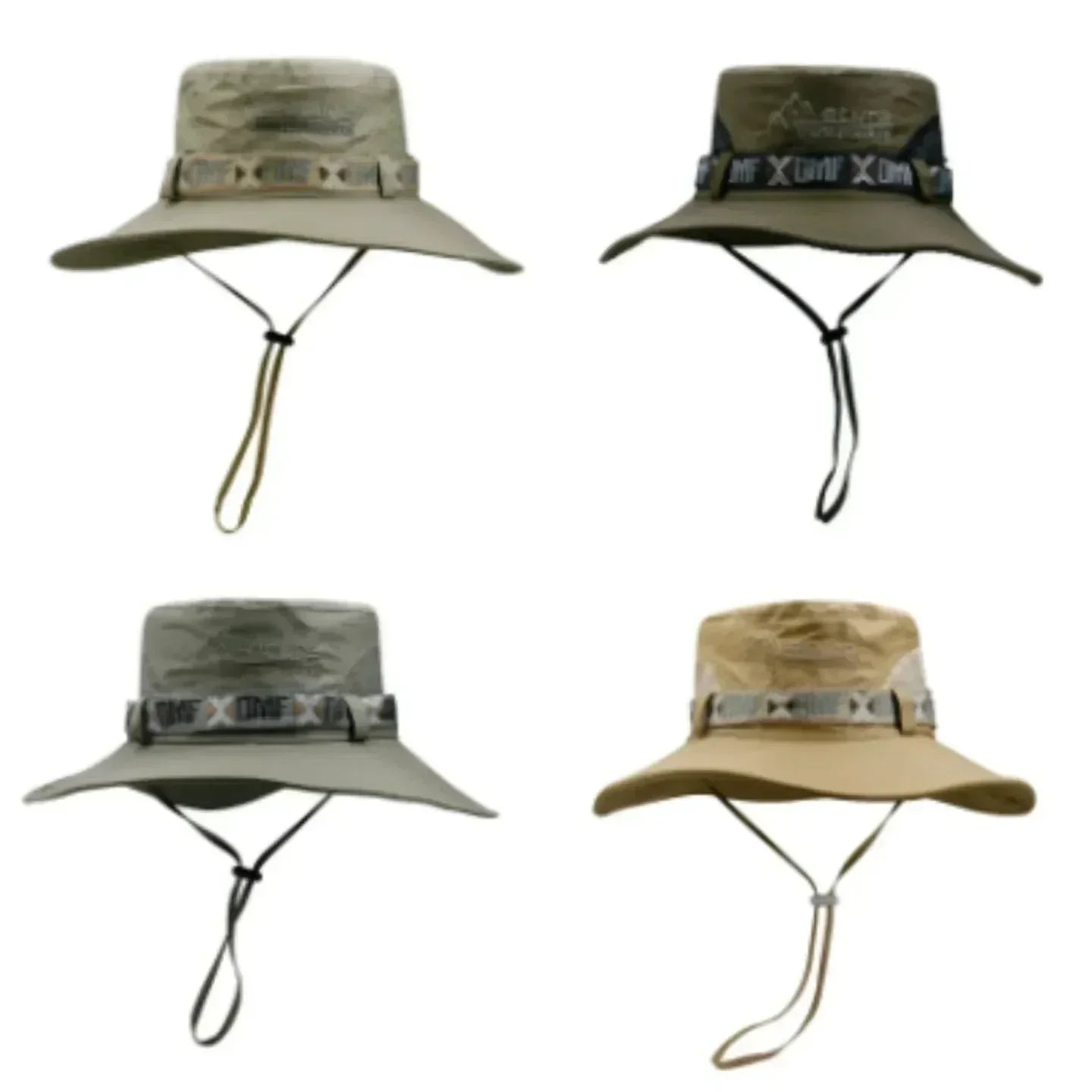 Chapeau Homme Pêche Extérieur Chapeau de Pêcheur Homme Chapeau de Soleil à Large Bord d'Été Chapeau de Pêche Pliable pour Jeune
