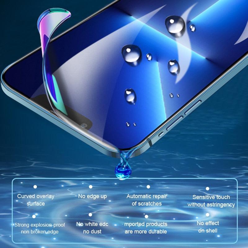 Film arrière de protection intégrale pour iPhone 14 13 11 12 Pro MAX Mini, protecteur d'écran XR X XS Max 7 8 6S Plus SE Accessoires, film arrière antichoc de protection d'écran intégrale