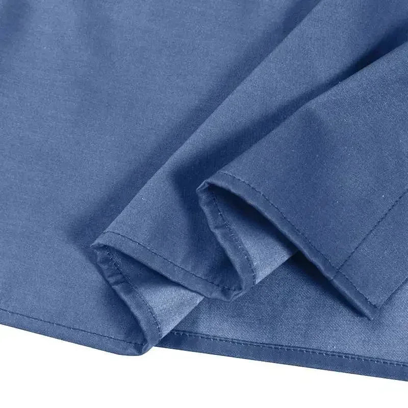 Robe Chemise en Jean Ample à Simple Boutonnage, Robe Décontractée à Manches Courtes avec Poches et Revers, Épissures et Grande Balançoire, Couleur Unie pour Femme, Nouvelle Collection 2024