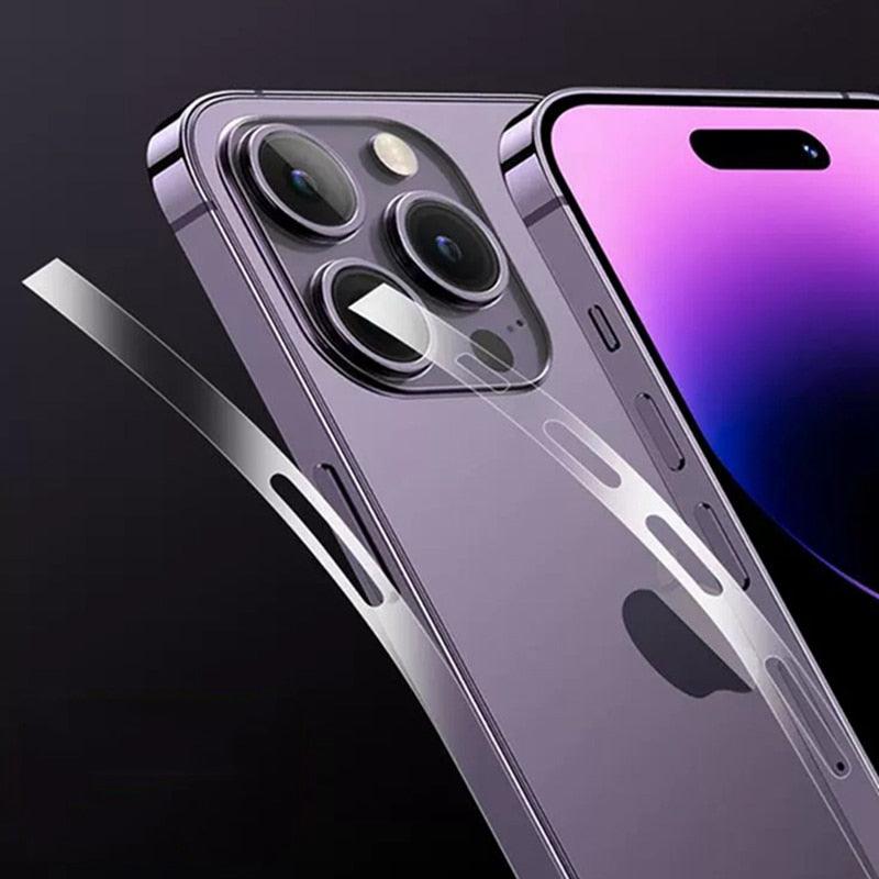 Film protecteur d'écran arrière pour iPhone 14 Pro Max pour iPhone 13 Mini 12 13 Pro Max 14 Pro 14Pro Max (pas en verre trempé) - Film de protection HD de qualité supérieure anti-traces de doigts/rayures compatible avec iPhone