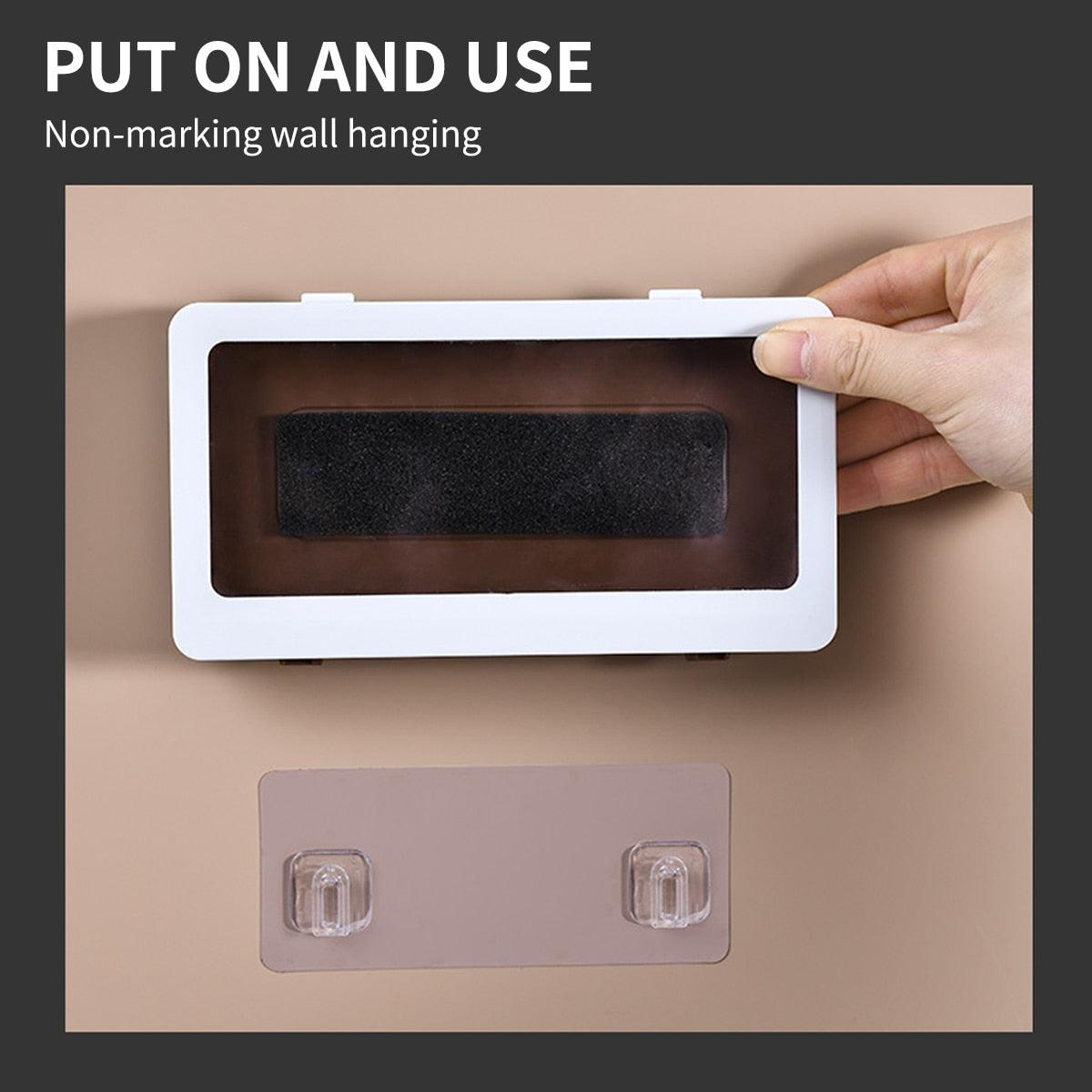 Support de téléphone blanc Étui de téléphone étanche Support de téléphone de douche de salle de bain Boîte de support mural de douche Support de boîtier étanche antichoc intégral Étui de protection transparent