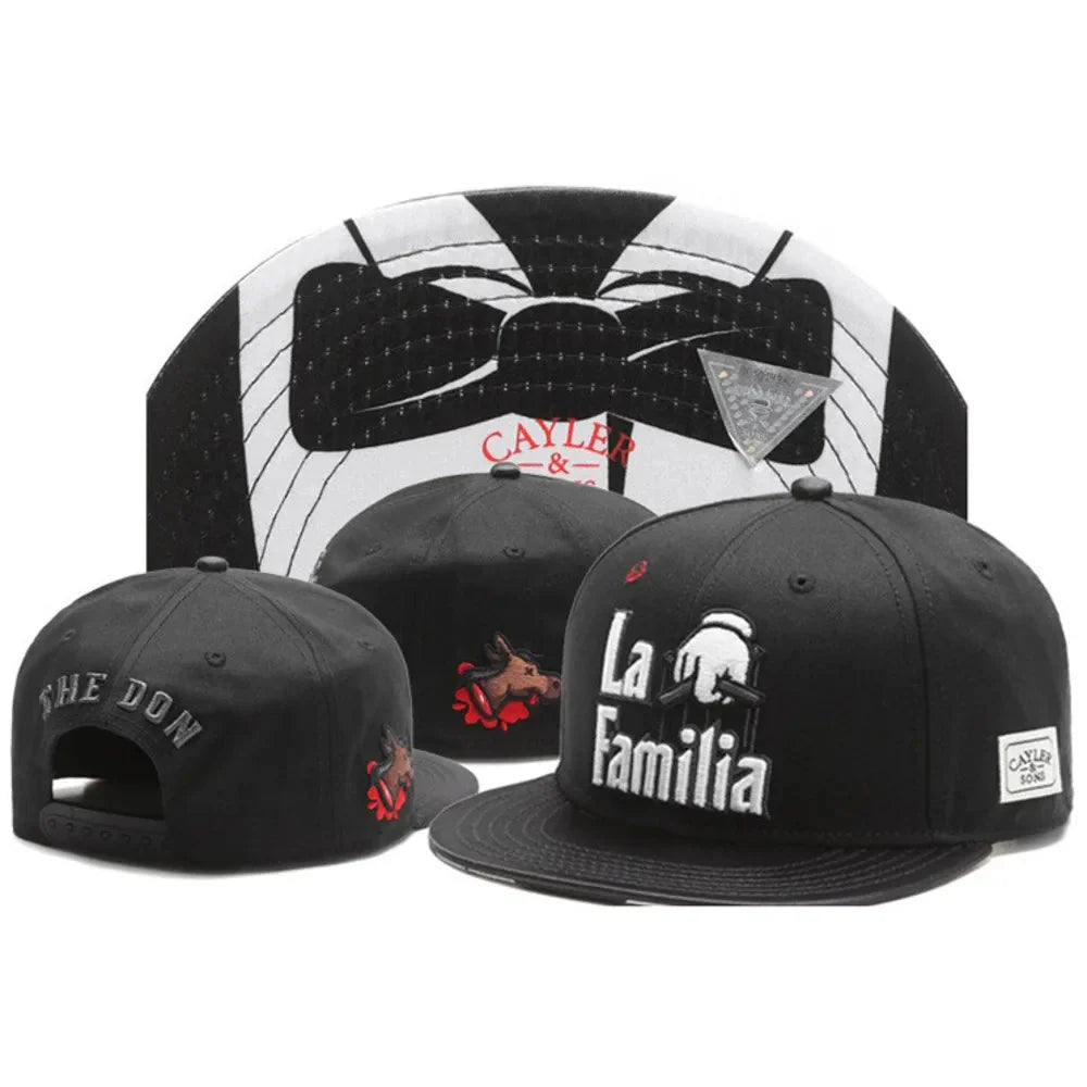 Casquette classique Snapback – Casquette de baseball ajustable à visière plate