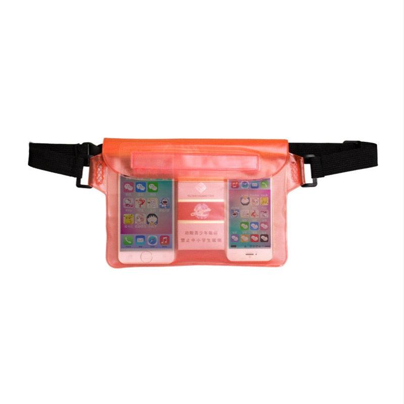 Sac banane étanche avec écran tactile pour téléphone, ceinture réglable, 3 couches d'étanchéité élevée, sac de natation, grande taille, sac de protection transparent pour téléphone portable iPhone