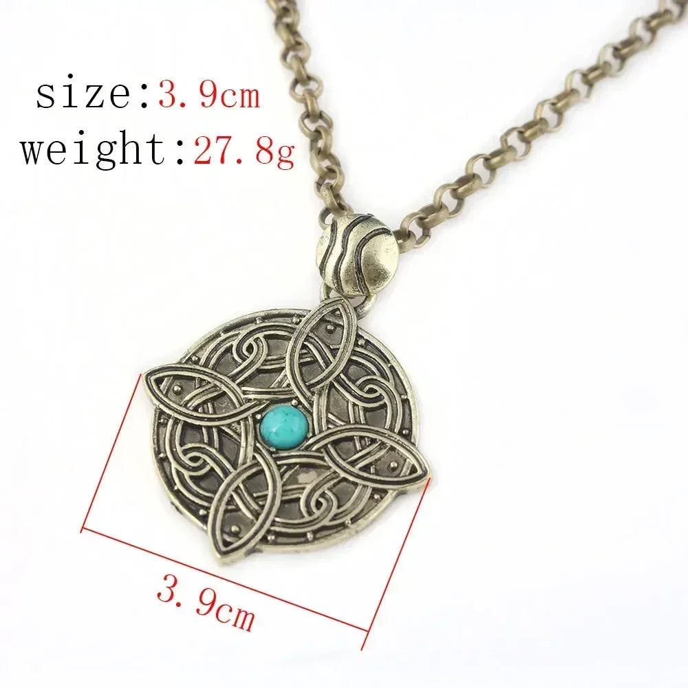 Amulette de Mara Collier d'Arkay Pendentif de Morrowind Collier pour Femmes Hommes Bijoux de Cosplay Cadeau