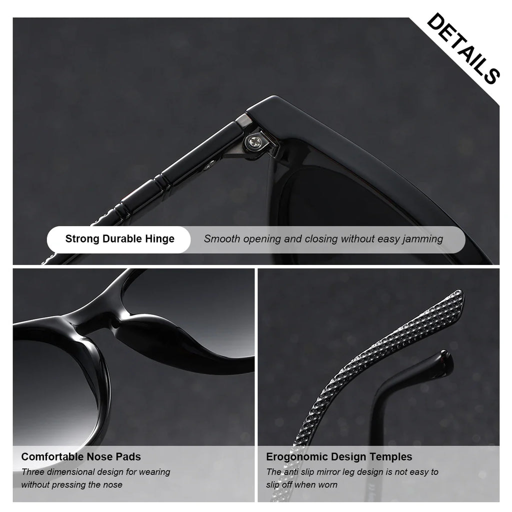 BARCUR Lunettes de soleil rondes roses tendance pour femmes – Verres miroirs polarisés confortables UV400 Monture légère en PC pour les voyages d'été et les vacances – Idée cadeau tendance pour filles avec un style élégant