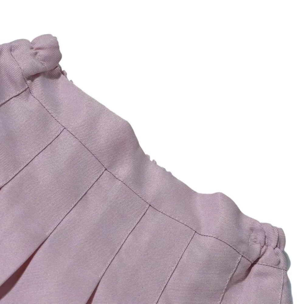 Jupe plissée d'été pour fille, Jupe d'été pour enfants, Mini-jupes pour filles, Jupe plissée vintage 3-13 ans, Jupe-culotte froncée pour jeunes filles