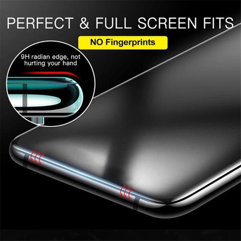 2PCS Sans traces de doigts pour IPhone 13 12 11 Pro Max X XR XS SE Film Céramique Mat pour IPhone 12 13 Mini 6 6s 7 8 Plus Protection d'Écran