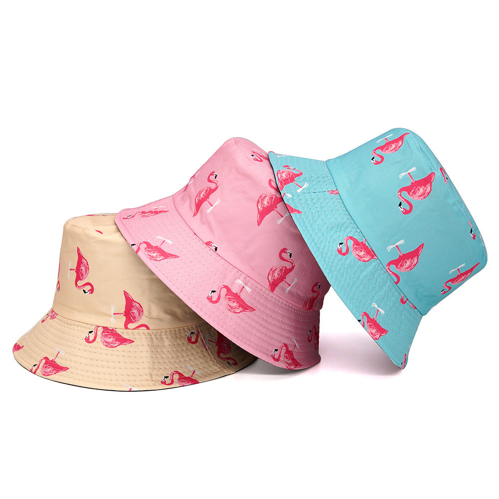 Chapeaux bob d'été classiques Flamingo