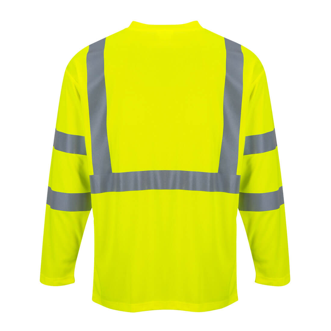 T-shirt haute visibilité réfléchissant à manches longues avec poche