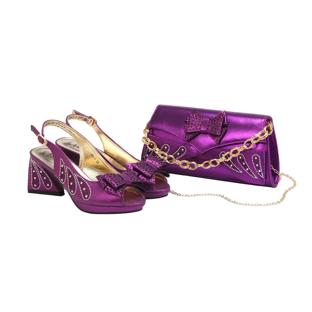 Chaussures et Sac Femme Bout Ouvert EDN101