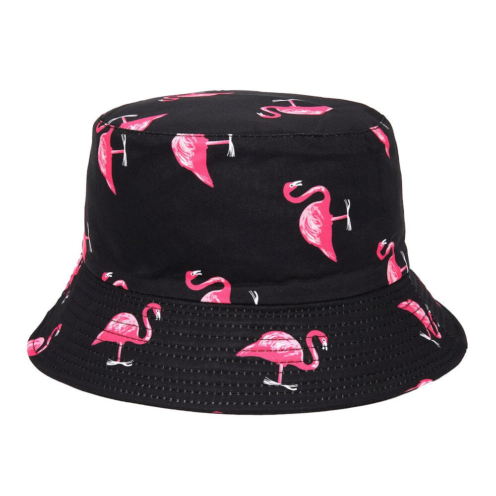 Chapeaux bob d'été classiques Flamingo
