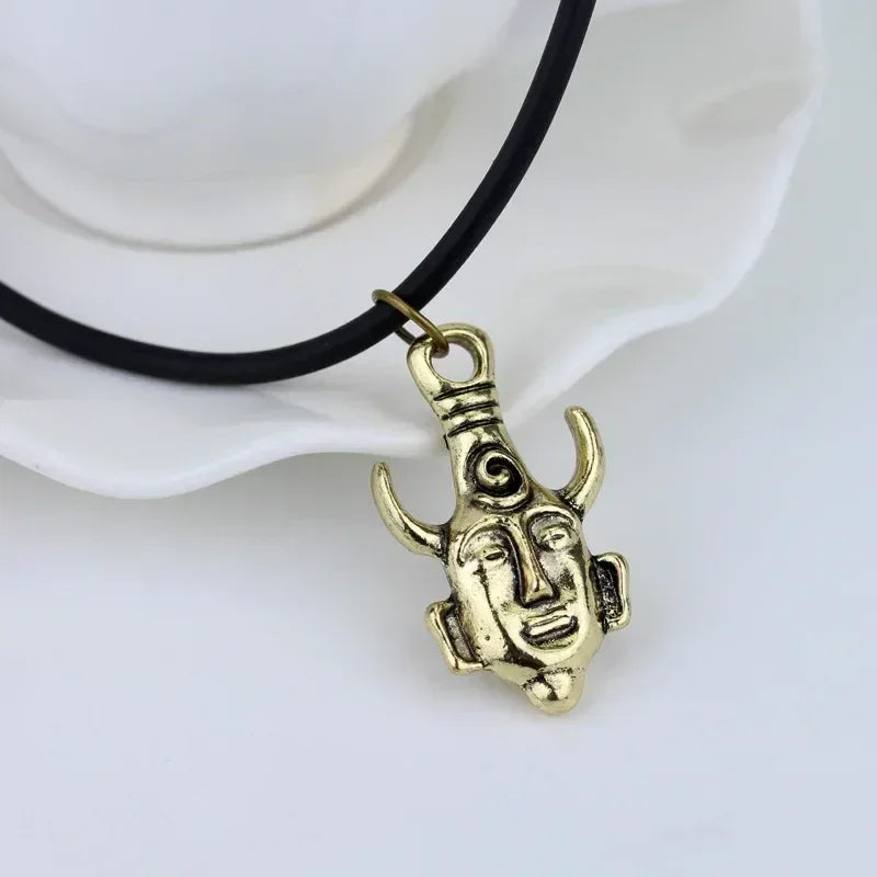 Pendentif Collier Unisexe Cordon Cuir Cuivré Surnaturel Film Hot Dean Winchester Jensen Ackles Bijoux Amulette Vintage
