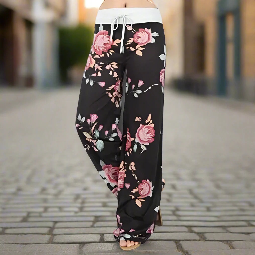 Pantalon de yoga ample pour femmes – Pantalon de pyjama décontracté