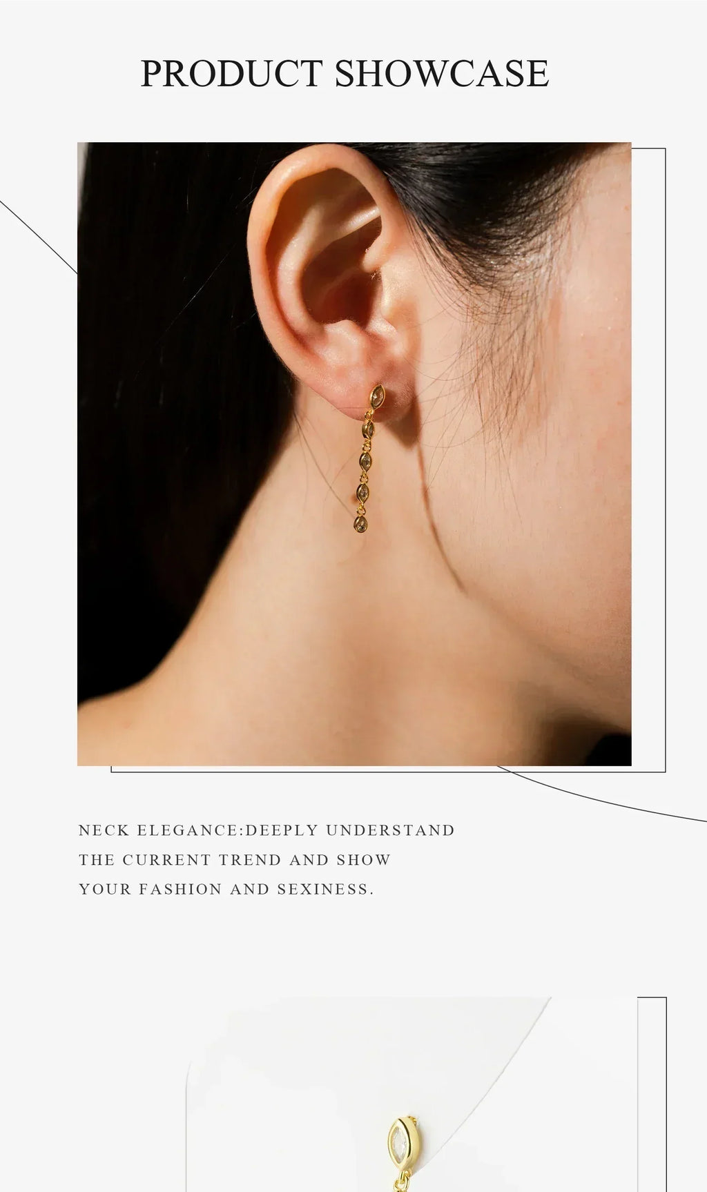 ANDYWEN 100% Argent Sterling 925 Or Piquant Boucle d'Oreille Chaîne Ovale Casier Boucle d'Oreille Femme Pendientes Luxe Beaux Bijoux 2023 Clips