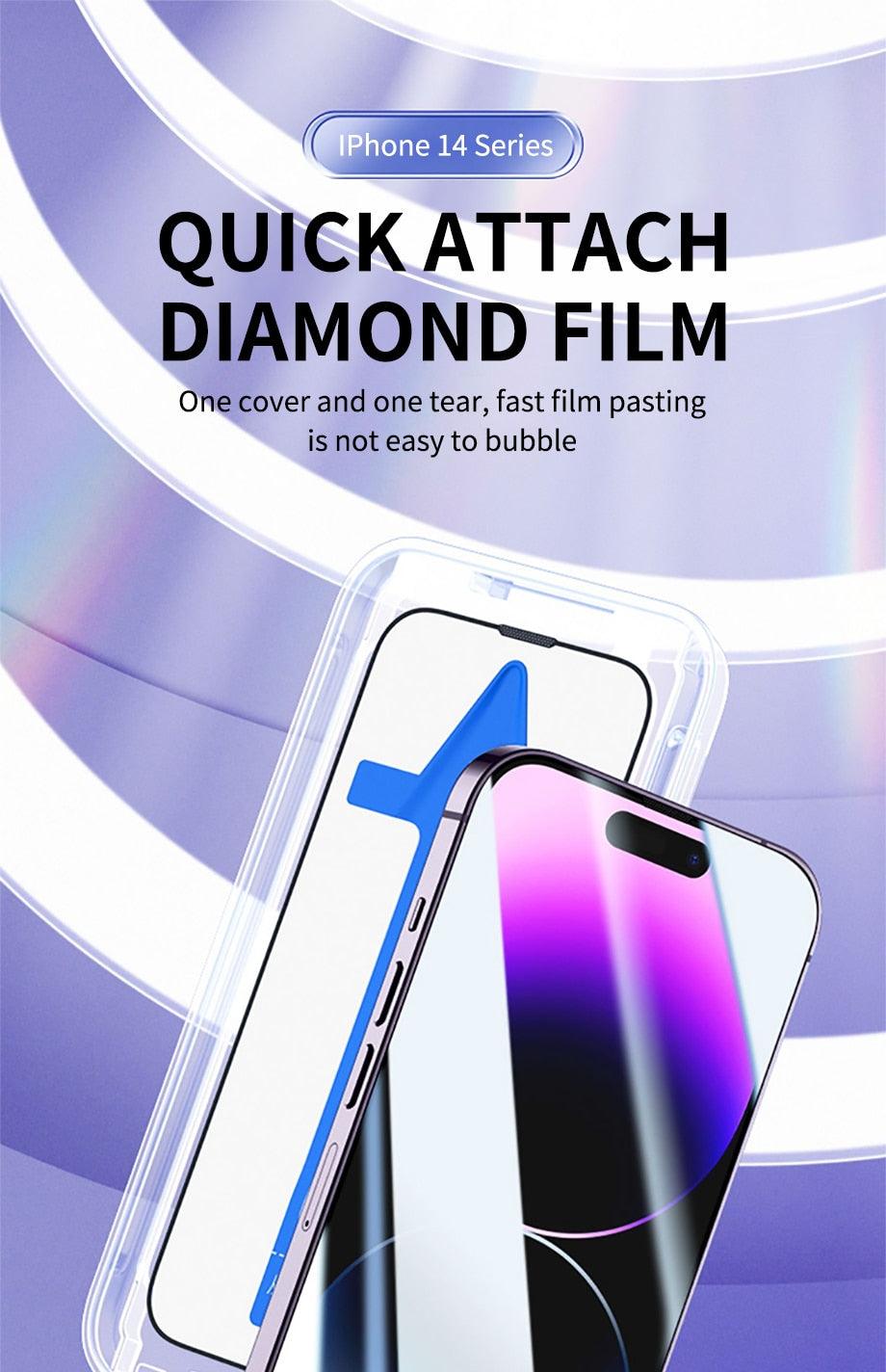 2 pièces, protection d'écran complète pour iPhone 11, 12, 13 PRO MAX, verre intimité pour iPhone 14 Pro, XS Max, XR, 13, 12 mini, verre trempé, film de protection d'écran en verre trempé, dureté 9H, protection d'écran anti-rayures.