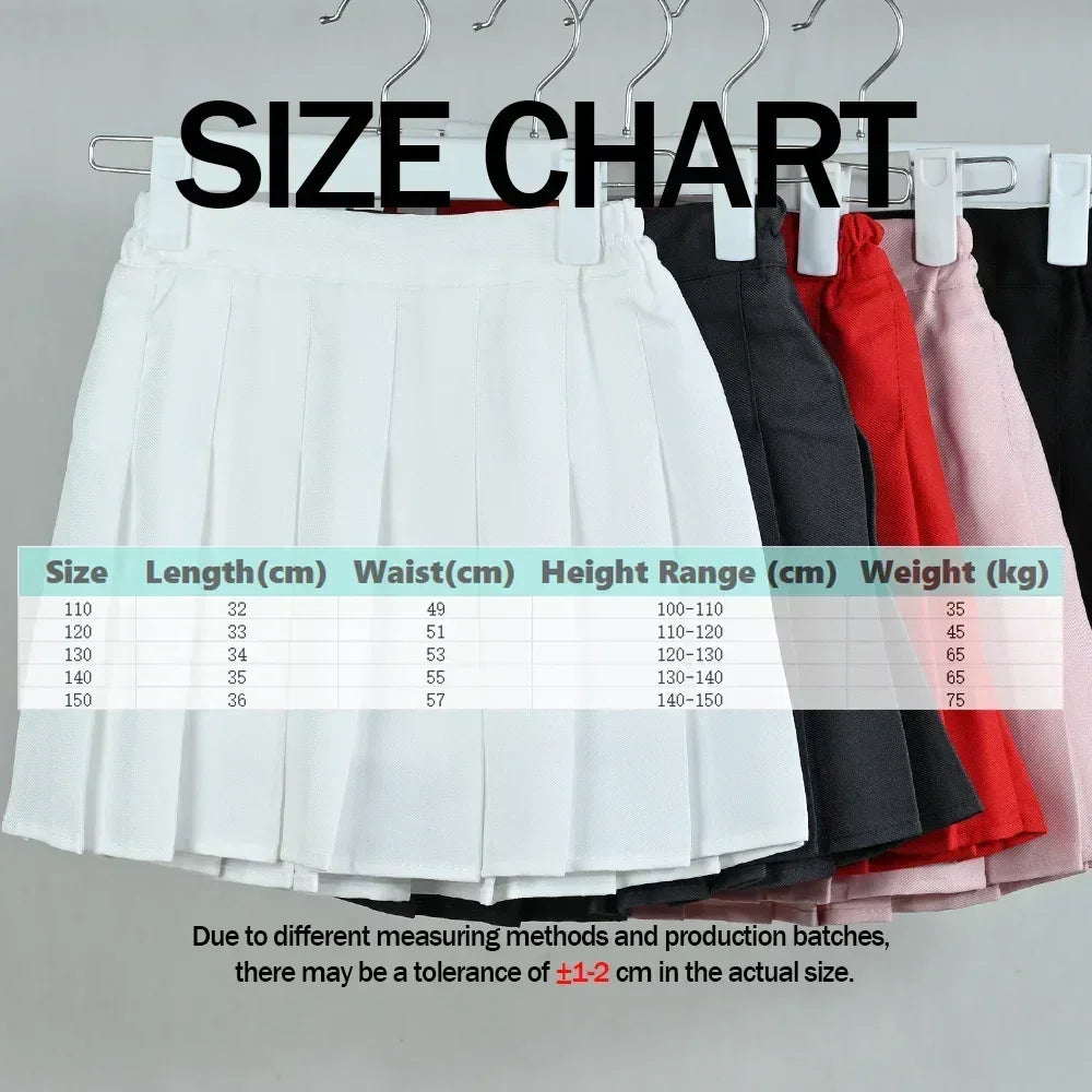 Jupe plissée d'été pour fille, Jupe d'été pour enfants, Mini-jupes pour filles, Jupe plissée vintage 3-13 ans, Jupe-culotte froncée pour jeunes filles