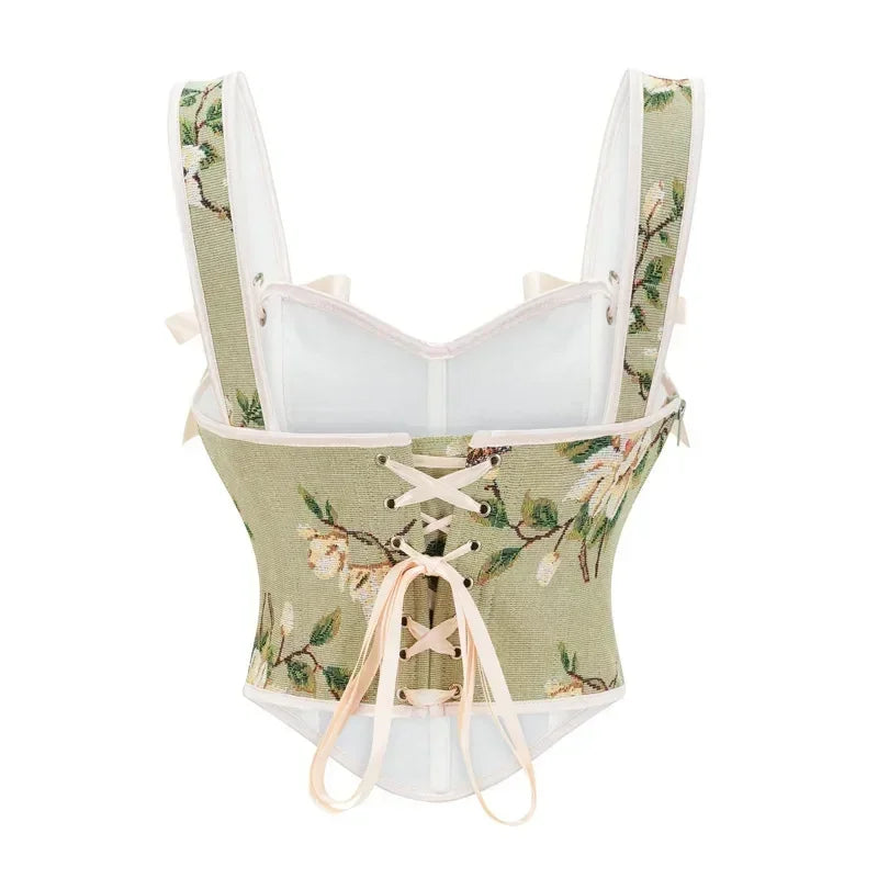 Corset élégant en satin blanc uni avec nœud, bustier sexy, haut court pour mariée, style victorien gothique, pour femmes, taille XXL