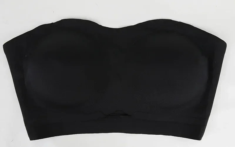 Soutien-gorge Push-Up pour femme, Sexy grande taille, Doux Respirant, Sans Armature, Sous-vêtements Anti-dérapant, Sans Coutures, Bretelles et Bonnets Amovibles, Lingerie