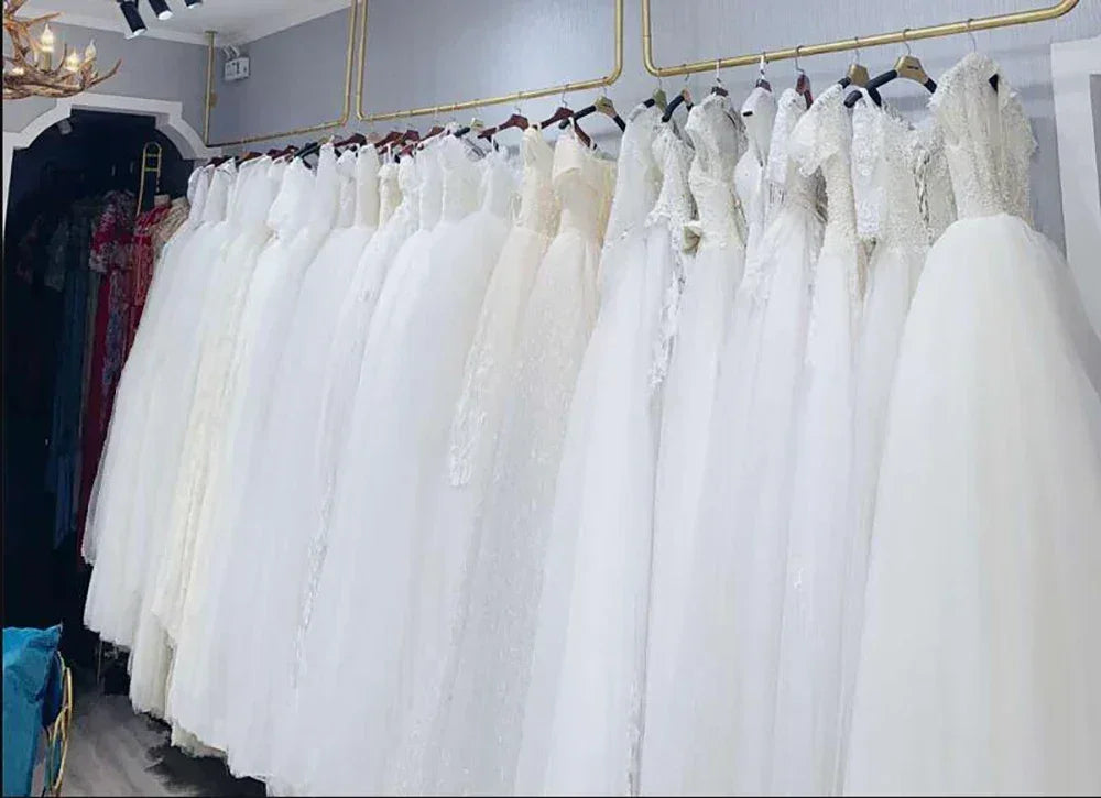 Robe de mariée courte Smileven, coupe trapèze, bustier cœur, paillettes brillantes, mini-nœuds, bretelles, Vestido de novia 2024, personnalisée