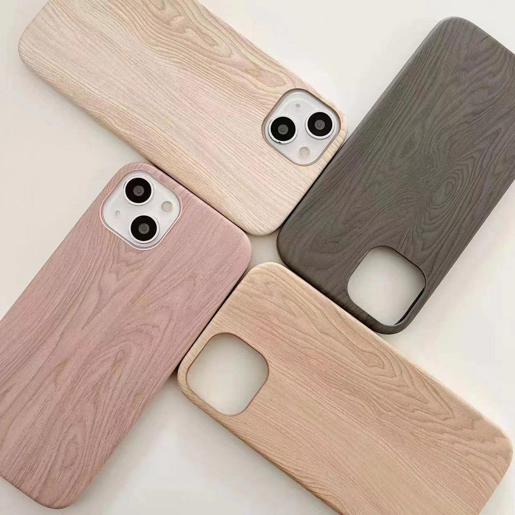 Coque de téléphone de luxe en bois pour iPhone 13 12 11 Pro X XS Max XR 8 7 Plus SE, étui en bois souple rétro, coque rigide mince avec finition en bois véritable, housse de protection