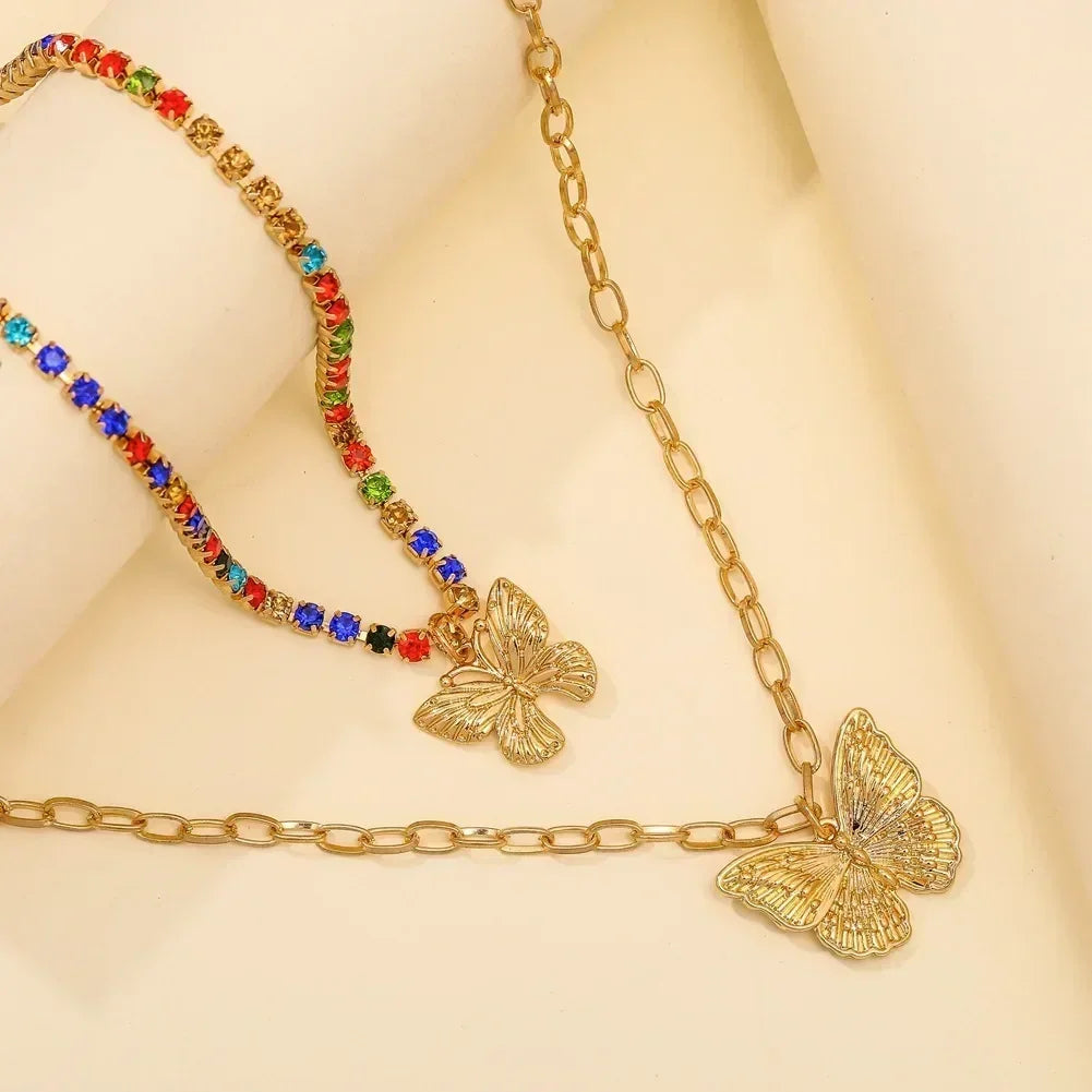 Collier avec pendentif carré de zircon rose luxueux pour femme, accessoire quotidien tendance et personnalisé, bijoux de fête, cadeaux d'anniversaire