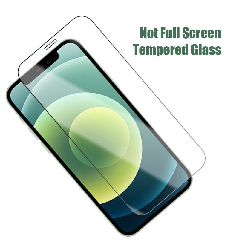 4 VERRES TREMPÉS protection intégrale pour iPhone 11 12 13 14 Pro Max protecteur d'écran pour iPhone X XR XS Max 6S 7 8 Plus 13 Mini Verre Couverture Bord à Bord Ultra Transparent Anti-Poussière Dureté 9H