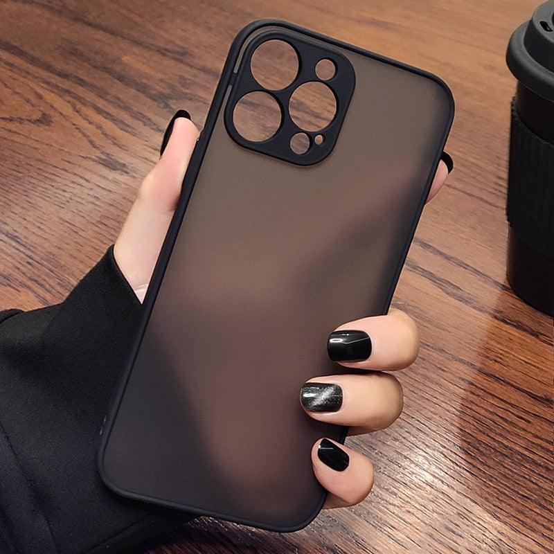 Coque de luxe antichoc en silicone transparent pour iPhone 11 12 13 14 Pro Max avec bord souple et pare-chocs antichoc pour iPhone