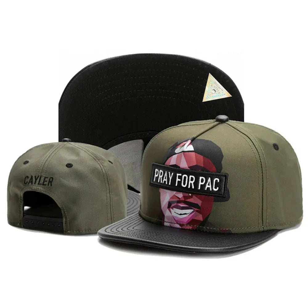 Casquette classique Snapback – Casquette de baseball ajustable à visière plate