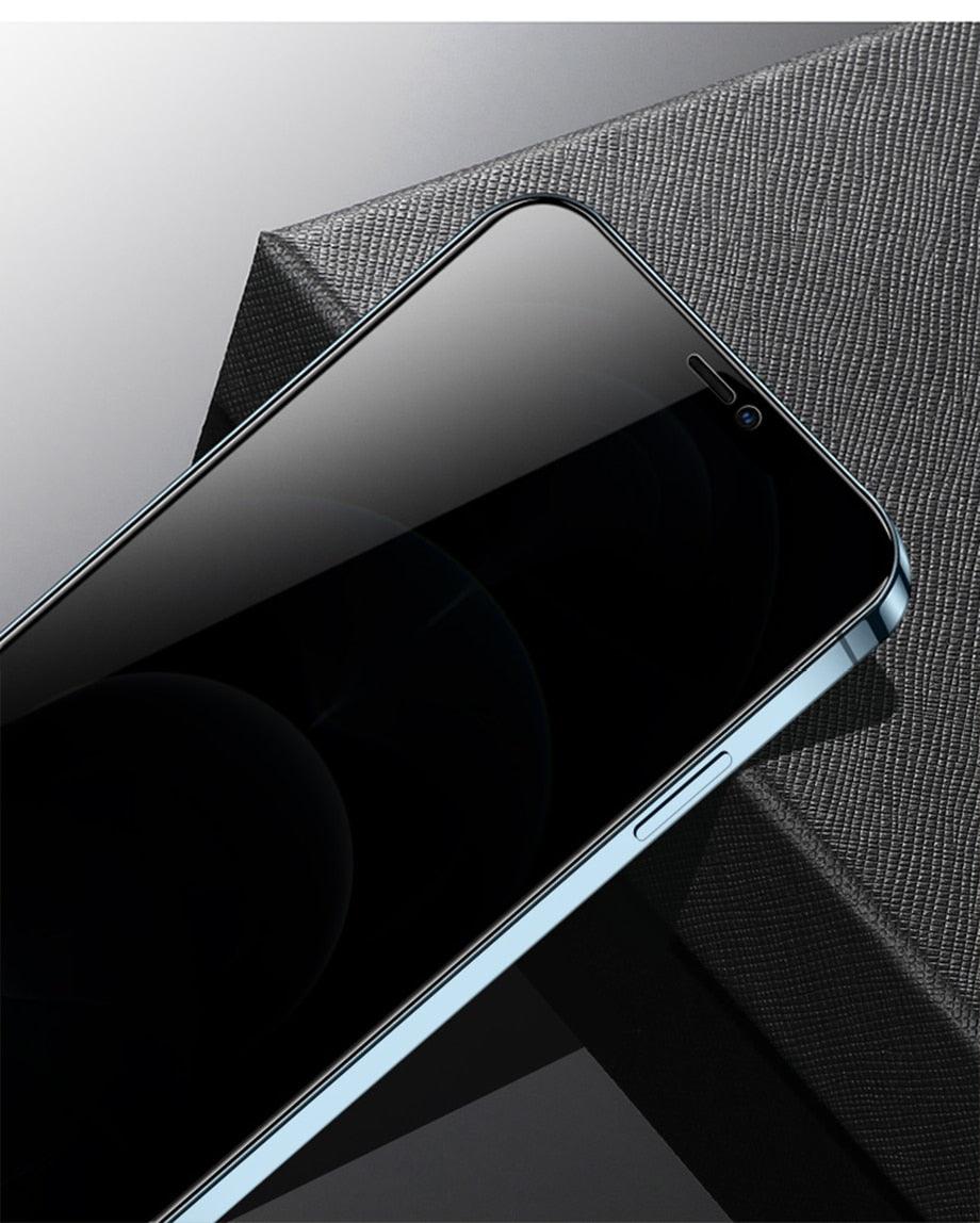 3 Vitres de confidentialité pour iPhone 11 12 13 Pro Max Protections d'écran Anti-espion Verre trempé pour iPhone XR XS Max Se 6 7 8 Plus Verre trempé Protection d'écran Verre de confidentialité Anti-espion pour iPhone