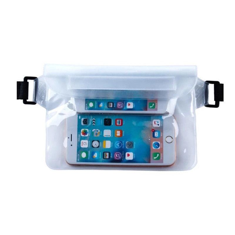 Sac banane étanche avec écran tactile pour téléphone, ceinture réglable, 3 couches d'étanchéité élevée, sac de natation, grande taille, sac de protection transparent pour téléphone portable iPhone