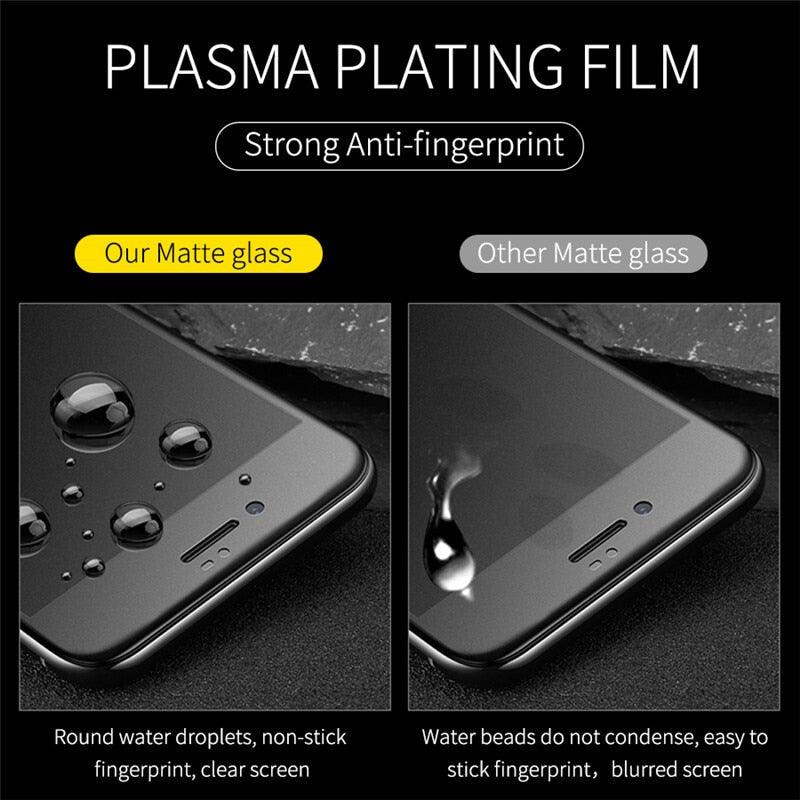 4 films de protection d'écran souples en céramique mate pour iPhone 14 13 12 Pro Max 11 XR XS X 8 7 Plus SE20 anti-casse, film non en verre, finition mate, protecteur d'écran en verre trempé pour iPhone