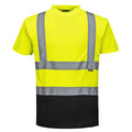 T-shirt Haute Visibilité Contraste avec Poche