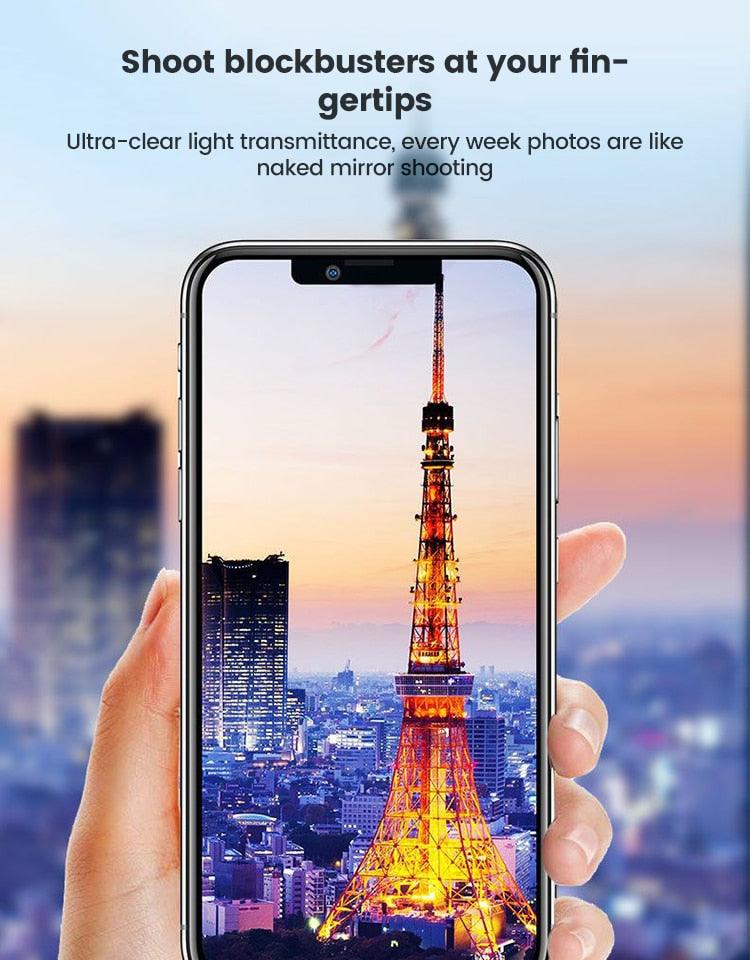 Protecteur d'objectif de caméra HD Dureté 9H Protecteur d'appareil photo anti-rayures pour iPhone 13 14 12 Pro Max Protecteur d'appareil photo en alliage de titane pour iPhone 12 13 Mini Protecteur d'appareil photo Protection d'objectif en verre