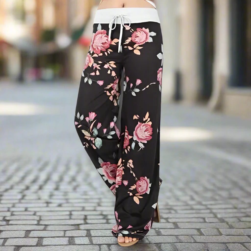 Pantalon de yoga ample pour femmes – Pantalon de pyjama décontracté
